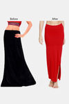 Zivame All Day Slit Mermaid Saree Shapewear - Red Bud — thumbnail 8